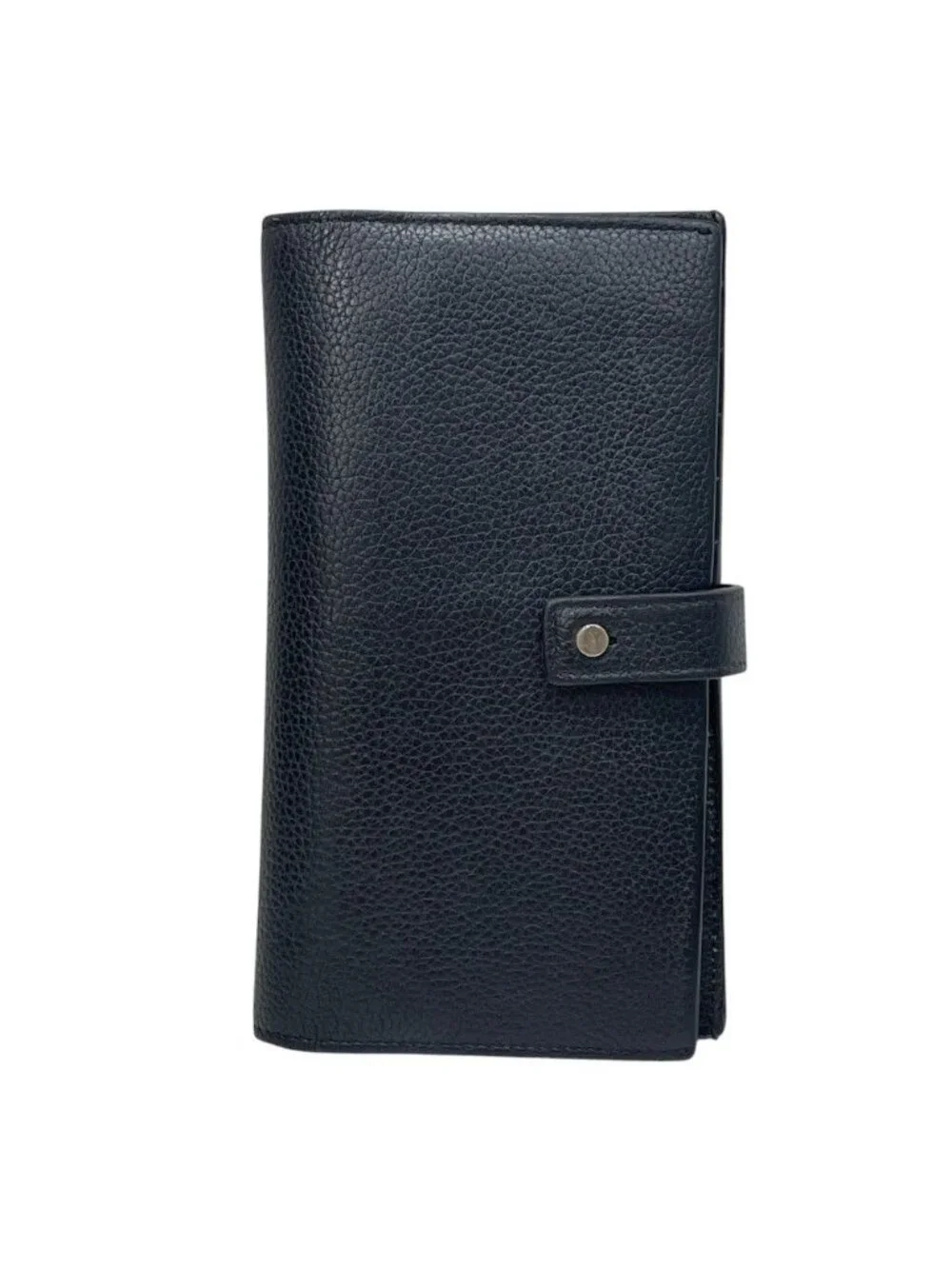 Saint Laurent Paris Bifold Wallet Billfold Card Case Leather Black High Quality